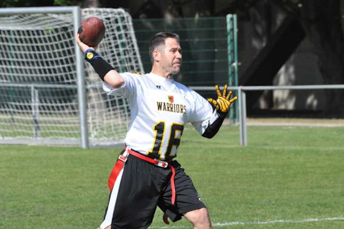 The author at work. (Courtesy Keith W. Strandberg)